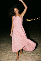 Summer Crush Linen Midi Dress