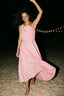 Sommerliebe Leinen-Midikleid