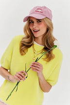 Sunshine short sleeve sweater