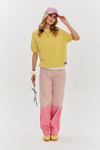 Pantaloni din denim Strawberry Bubblegum