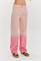 Pantaloni din denim Strawberry Bubblegum
