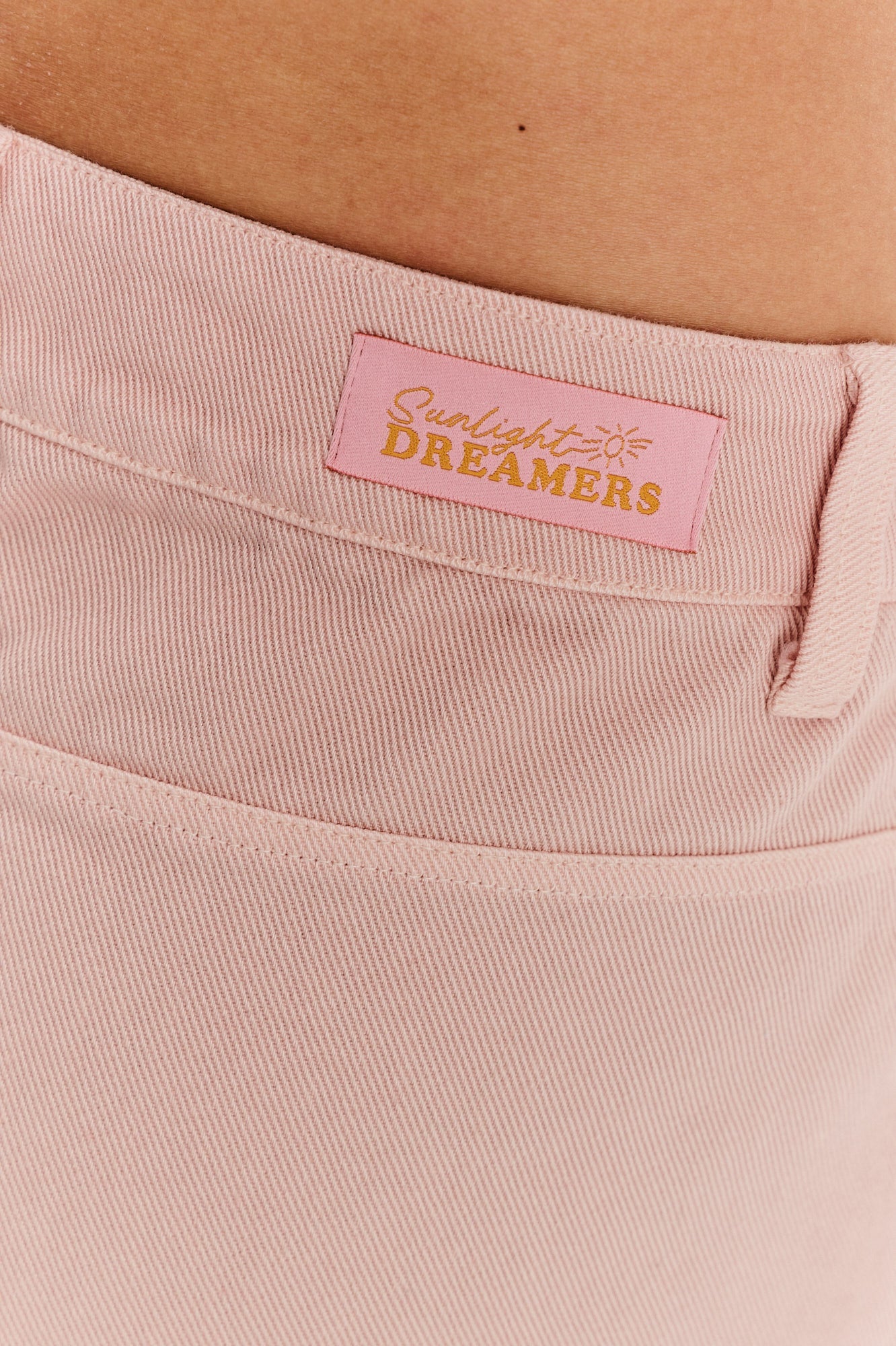 Pantaloni din denim Strawberry Bubblegum