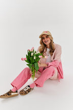 Pantaloni din denim Strawberry Bubblegum