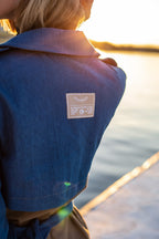 Blue Moon klassischer Trenchcoat