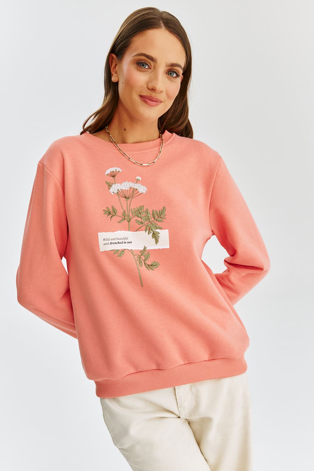 Fuzzy Peach Sweatshirt