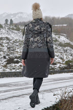 Manteau matelassé réversible Moss Garden