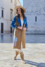 Blue Moon klassischer Trenchcoat