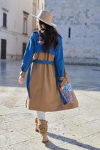 Blue Moon klassischer Trenchcoat