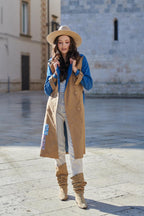 Blue Moon klassischer Trenchcoat