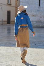 Blue Moon klassischer Trenchcoat