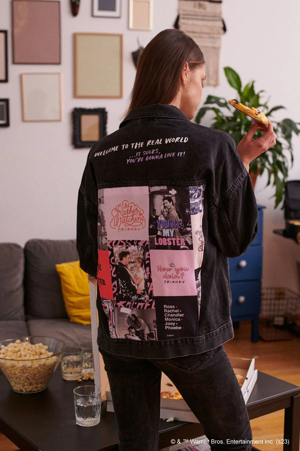 Denim jacket 2025 print on back