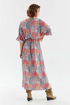 Sjana long dress with binding