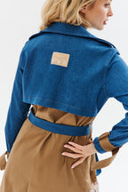 Blue Moon klassischer Trenchcoat