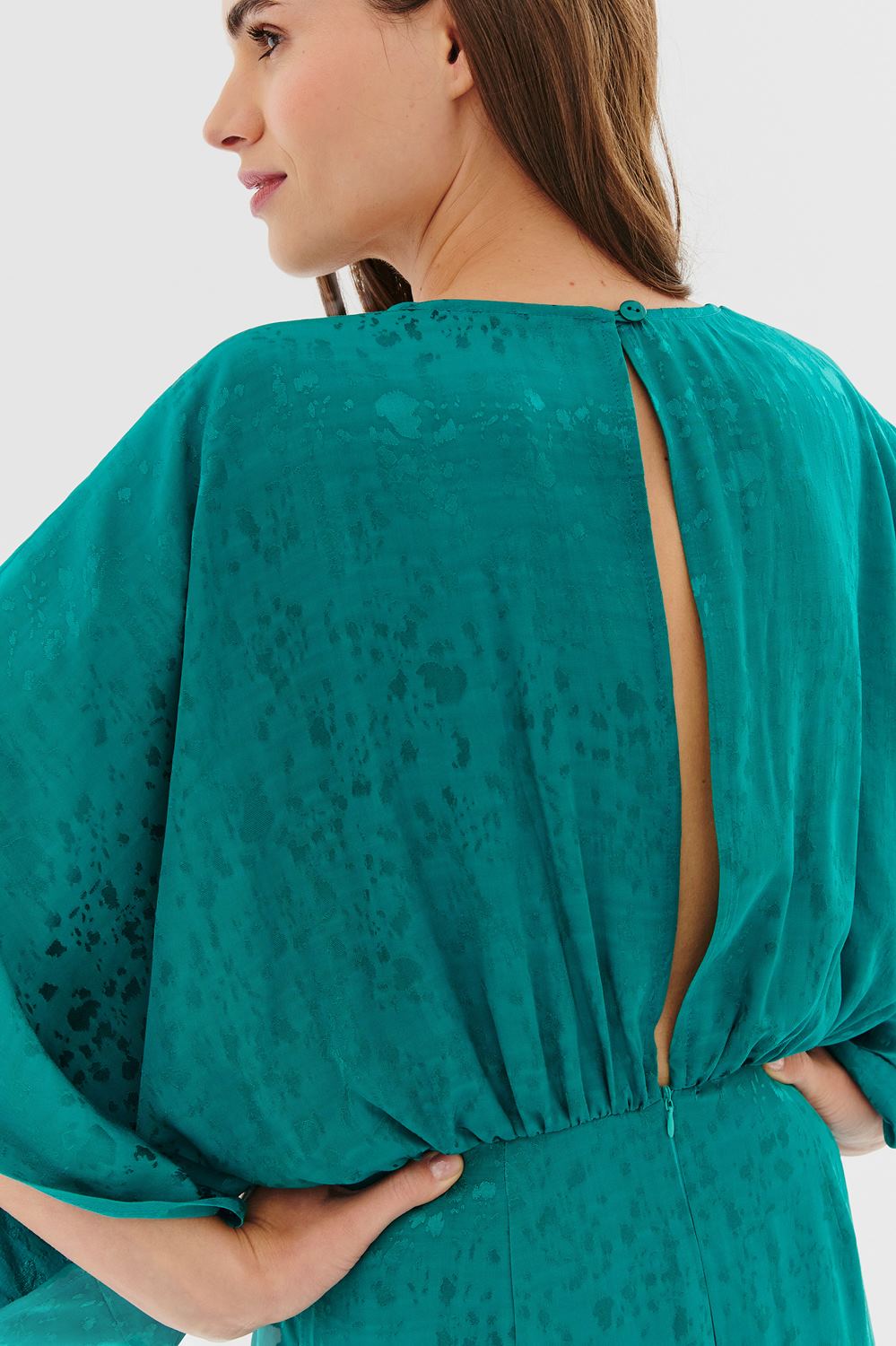 Emerald Beauty kimono dress