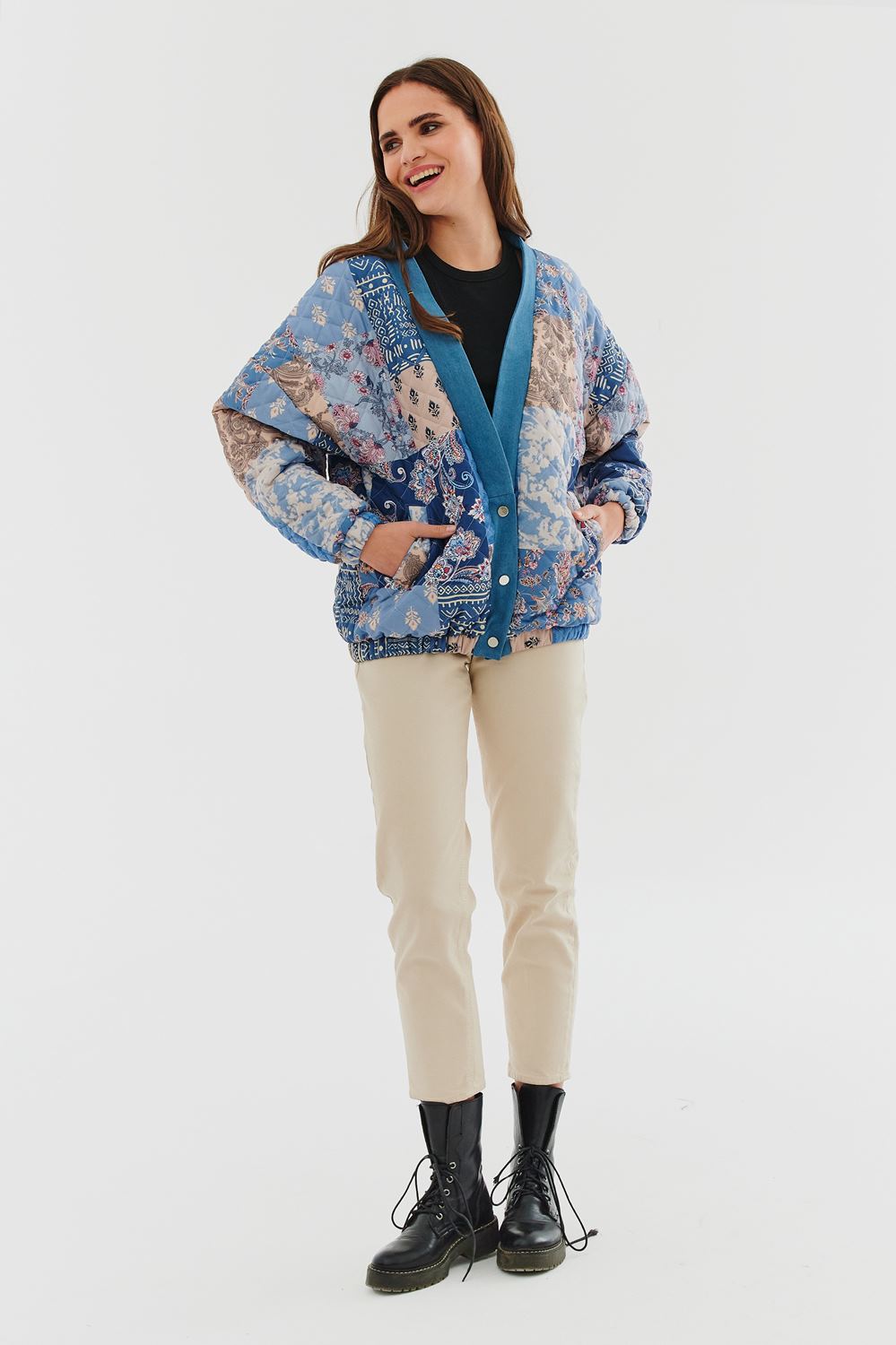 Patchwork Paradise lightweight quilted jacket