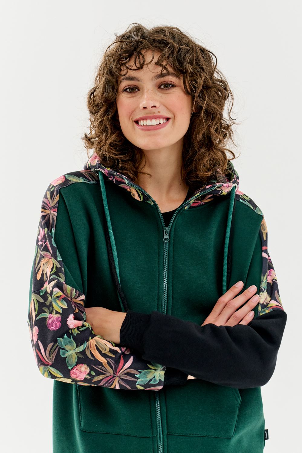 Visionary Bloom Unzipped Sweatshirt