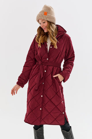Cherry Charm quilted coat