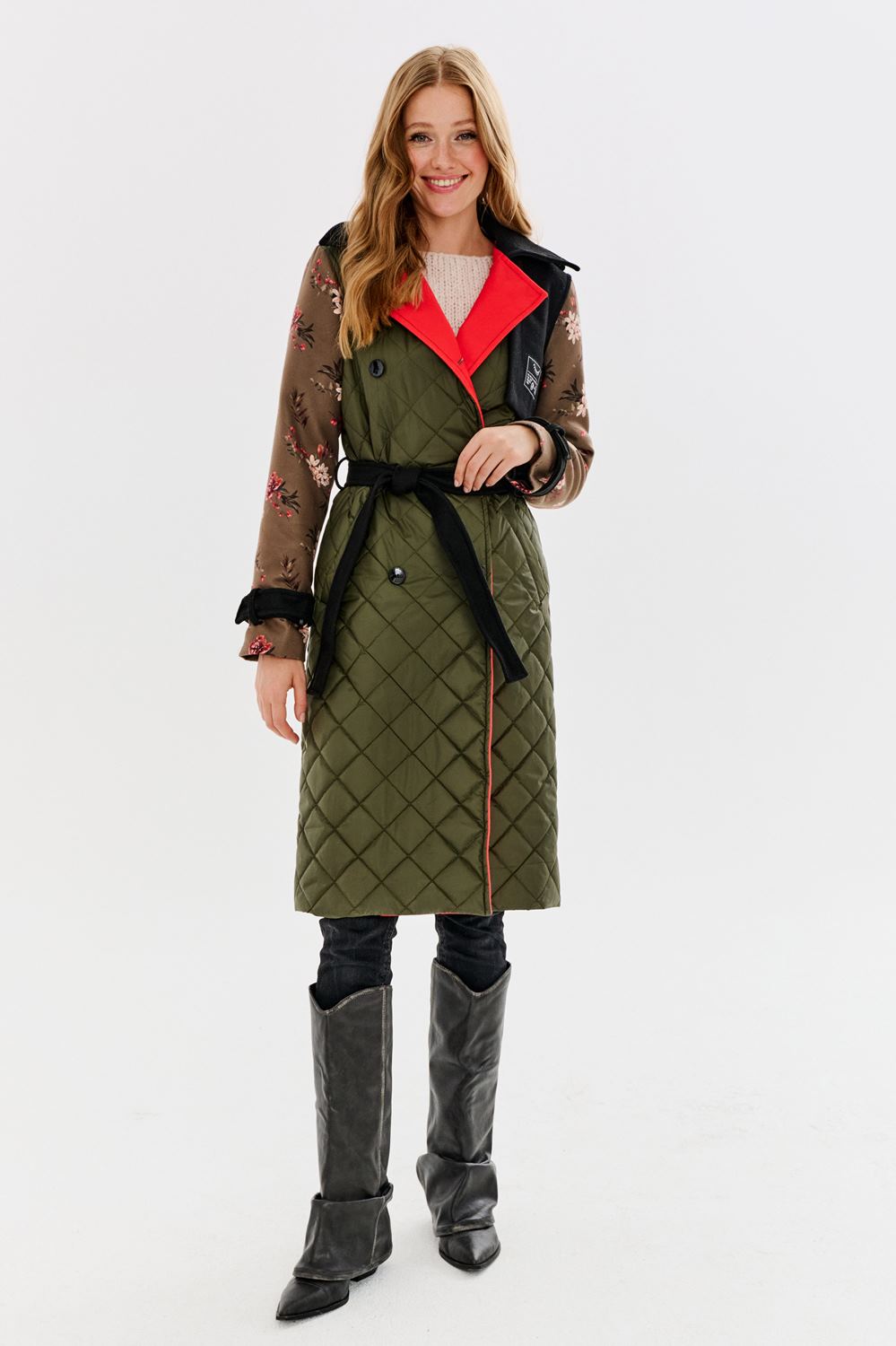 Wild Heart quilted trench