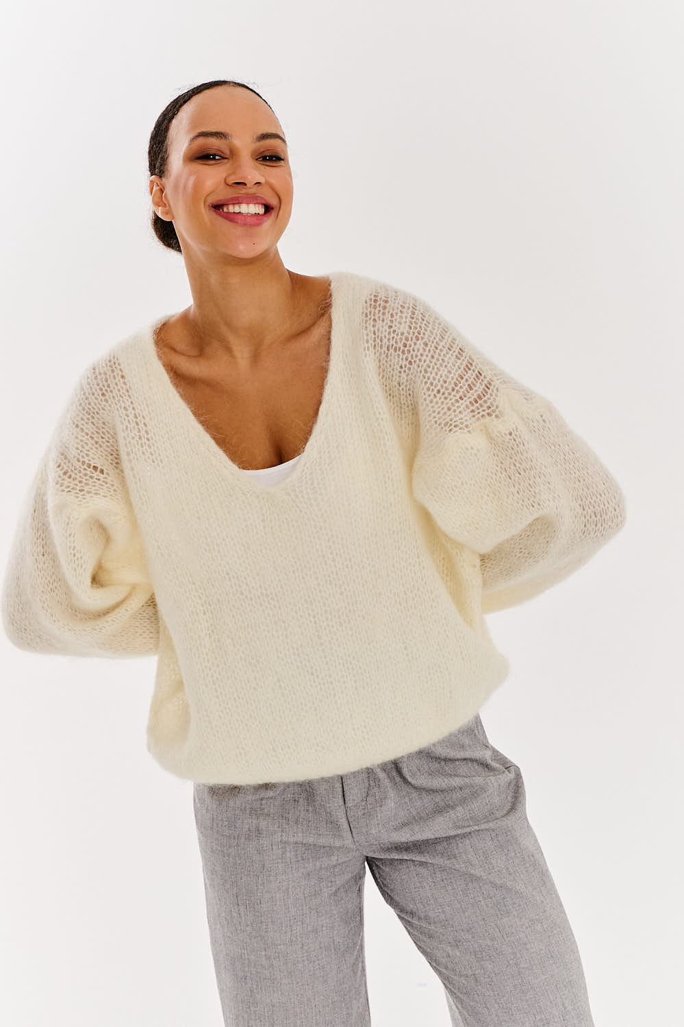 Ivory Echo Sweater