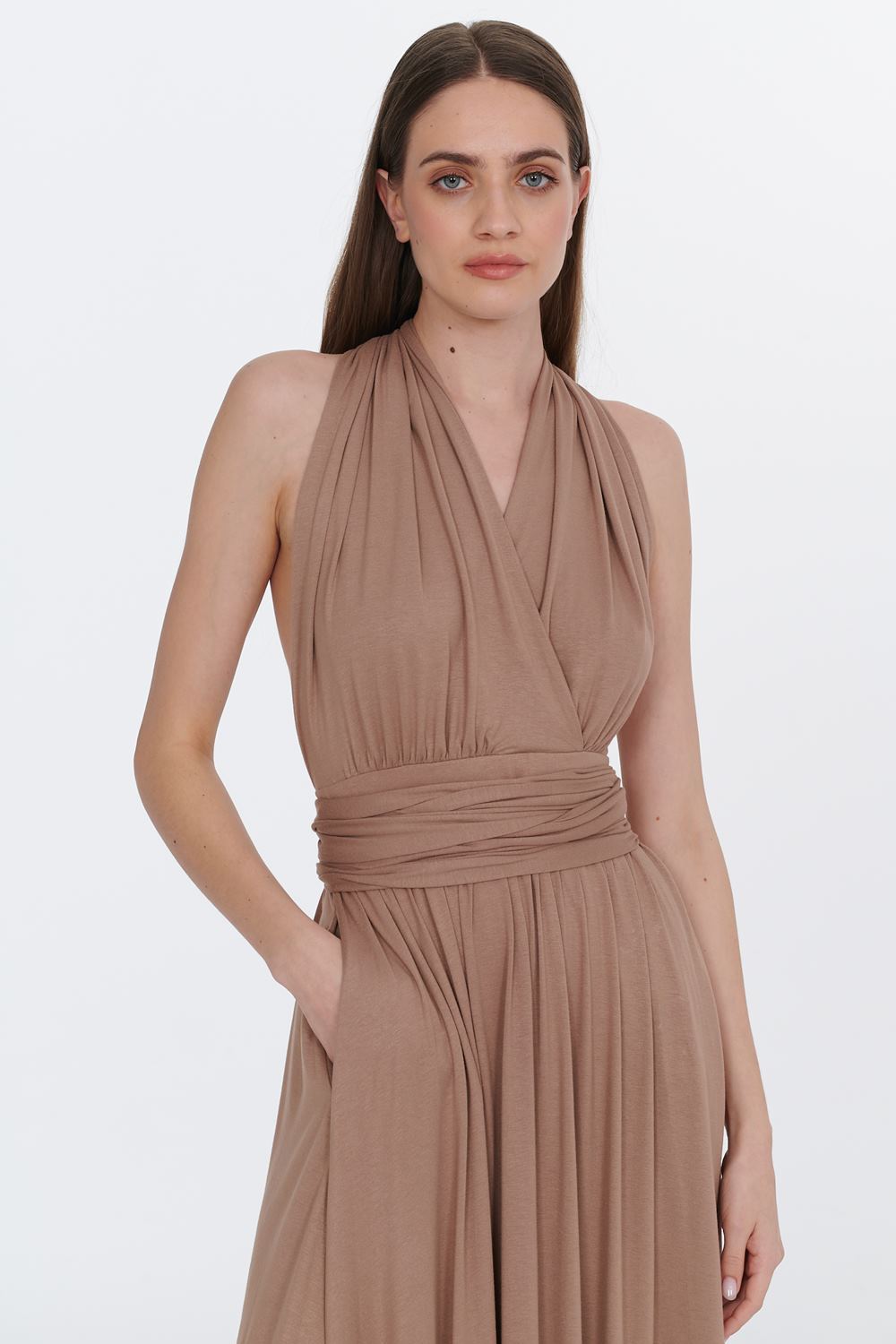 Sand Dunes infinity maxi dress