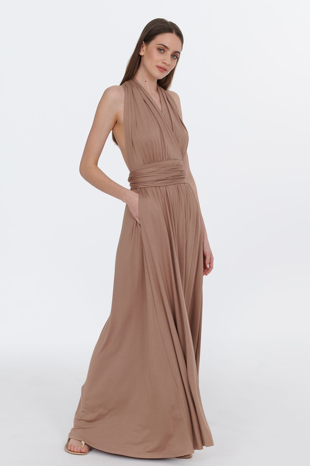 Sand Dunes infinity maxi dress