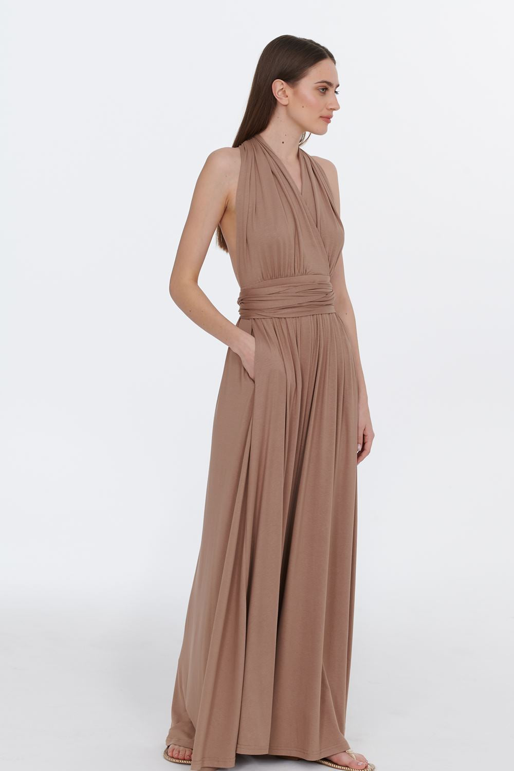 Sand Dunes infinity maxi dress