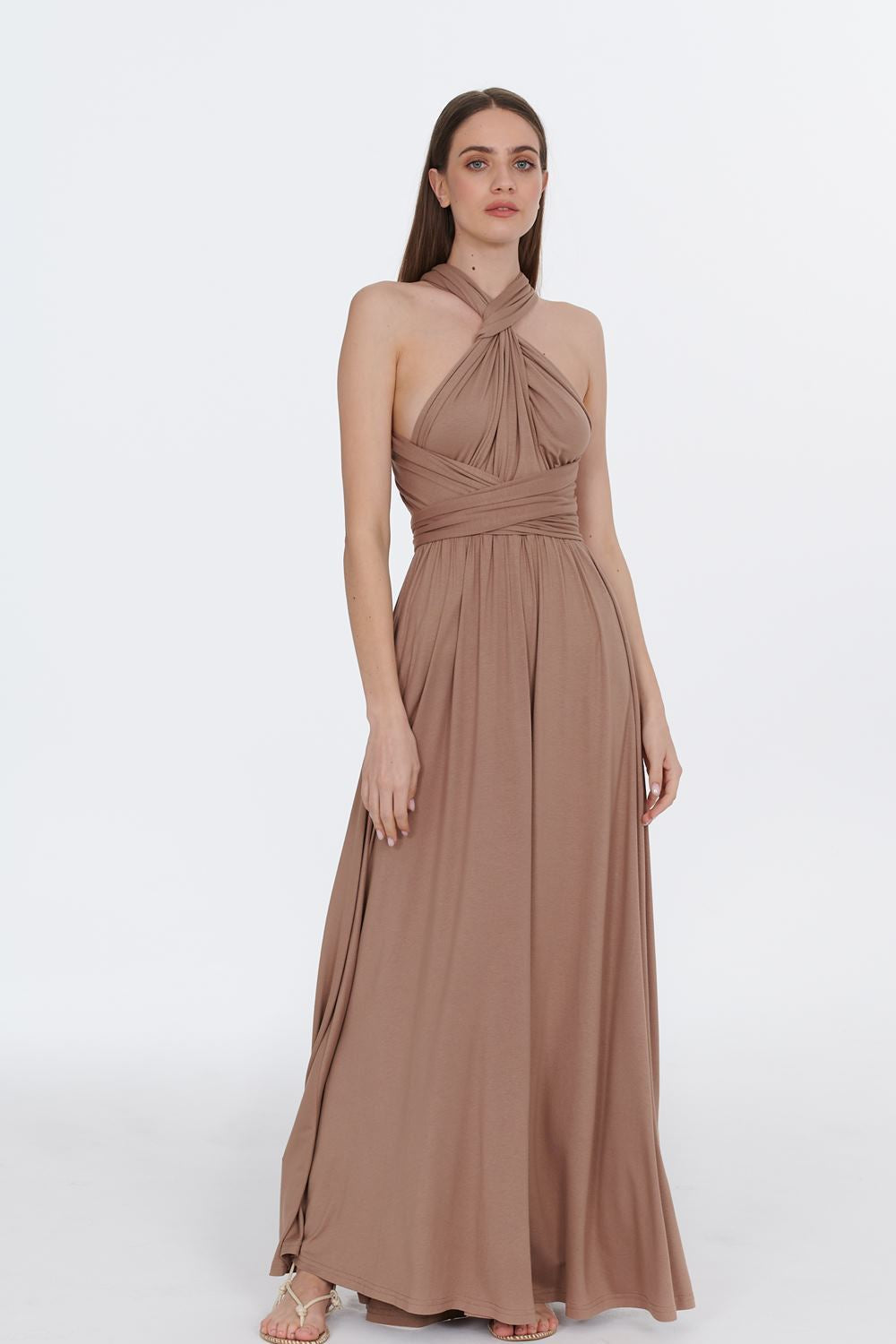 Sand Dunes infinity maxi dress