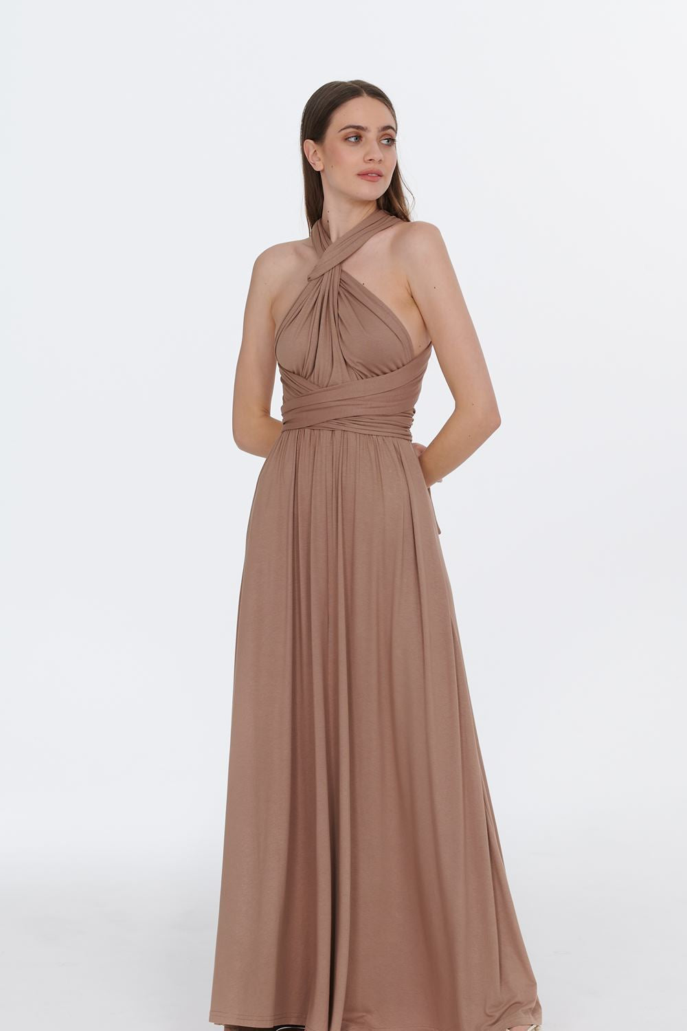 Sand Dunes infinity maxi dress