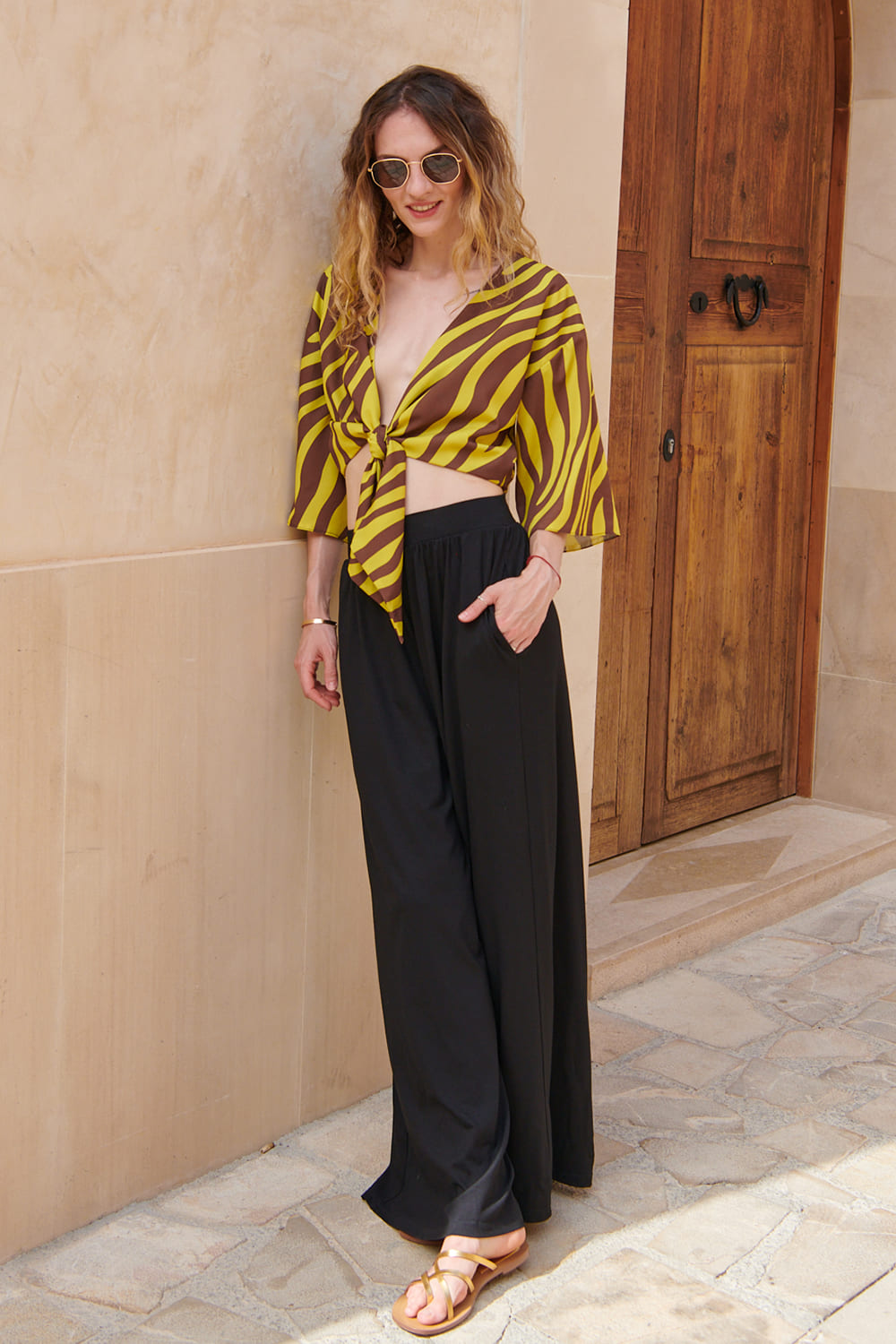 Moon Raising wide trousers