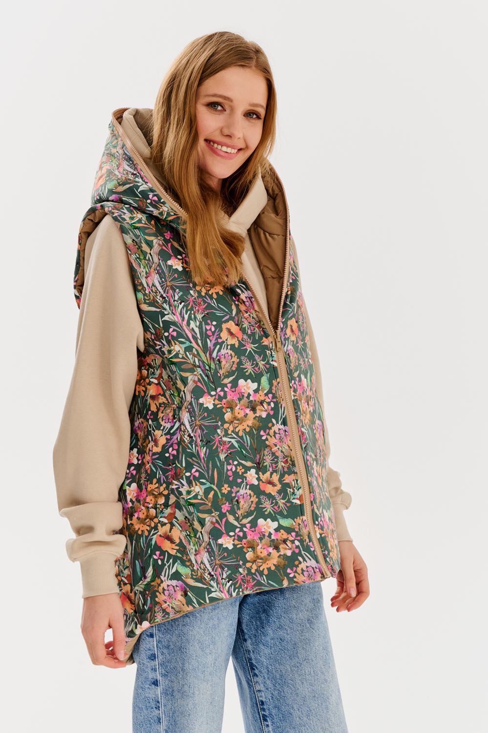 Vestă dublă Flower Echo