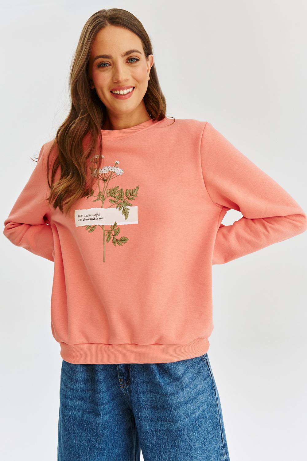 Fuzzy Peach Sweatshirt