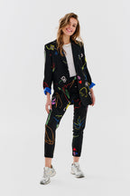 Botanische Oversize-Jacke