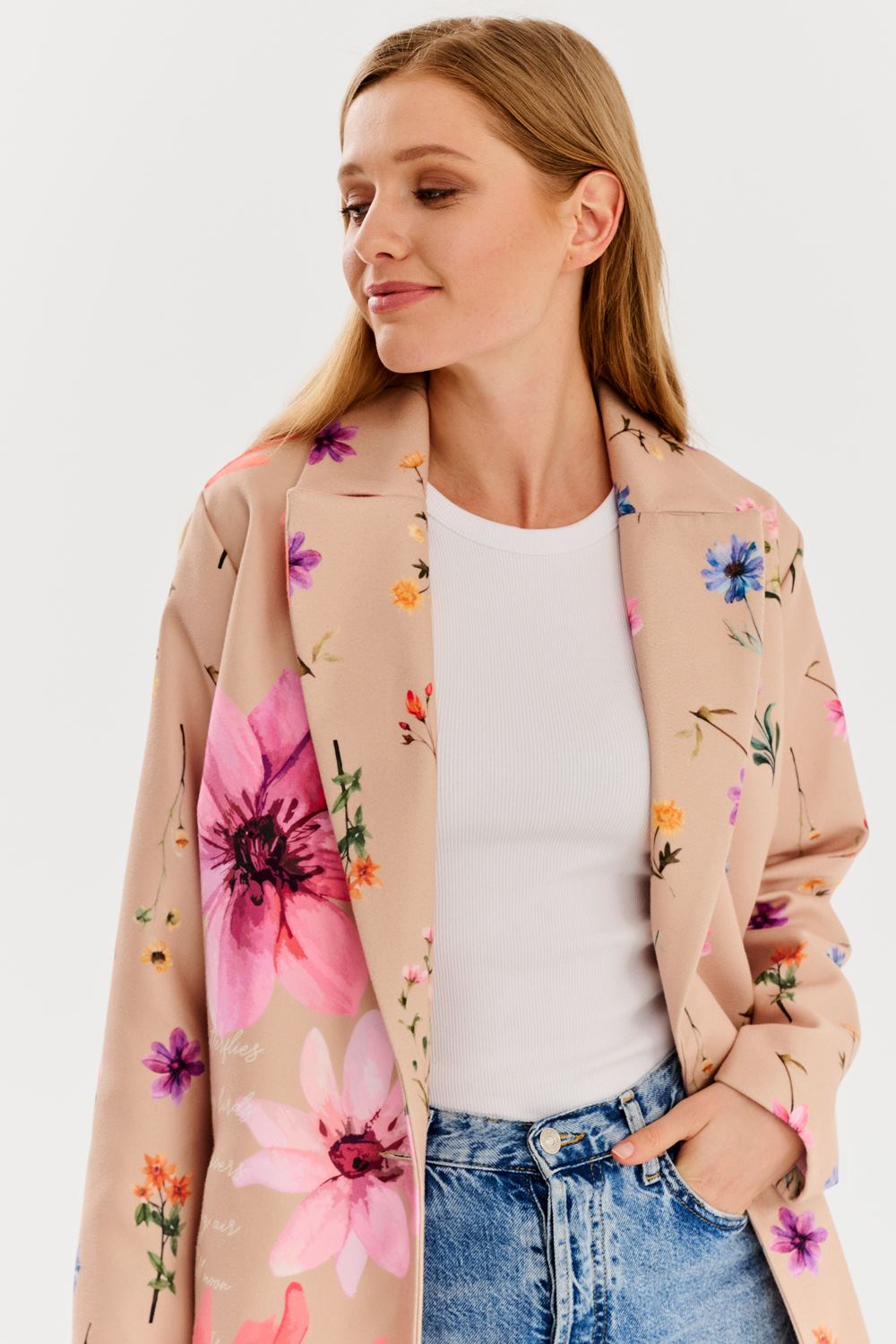 Floral Bloom classic coat
