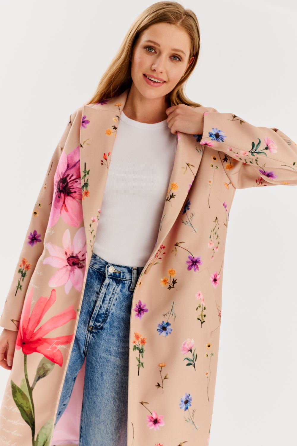 Floral Bloom classic coat