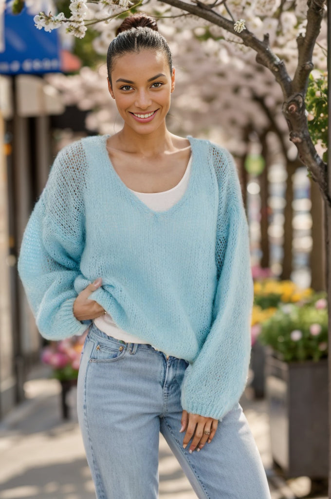 Lunar Lullaby Mohair-Pullover